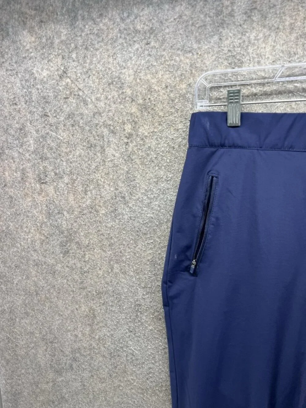 Tommy Bahama Pants Women Medium Blue Stretch Zip Pockets Everyday Active Gym